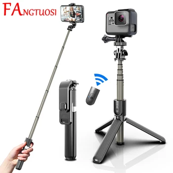 FANGTUOSI 3 in 1 wireless Bluetooth selfie stick collapsible tripod aluminum alloy mini Handheld Remote Extendable selfie stick 
FANGTUOSI 3 in 1 wireless Bluetooth selfie stick collapsible tripod aluminum alloy mini Handheld Remote Extendable selfie stick