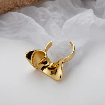 Korean-Style Non-Mainstream S925 Sterling Silver Wavy Simple Ring Female Ins Normcore Style Open Twist Pasta Finger Ring
Korean-Style Non-Mainstream S925 Sterling Silver Wavy Simple Ring Female Ins Normcore Style Open Twist Pasta Finger Ring