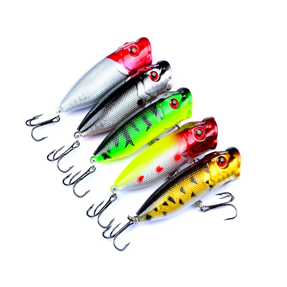 1PC 11g Popper Fishing Lures 2020 With 2 Treble Hooks Artificial Fishing Hard Bait Sahte Yemler Ice Fish 7.3cm Plastic Jerkbait
1PC 11g Popper Fishing Lures 2020 With 2 Treble Hooks Artificial Fishing Hard Bait Sahte Yemler Ice Fish 7.3cm Plastic Jerkbait