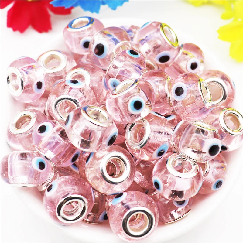 10Pcs Round Evil Eye Big Hole European Spacer Beads Fit Pandora Bracelet DIY Necklace Women for Hair Jewelry Making
10Pcs Round Evil Eye Big Hole European Spacer Beads Fit Pandora Bracelet DIY Necklace Women for Hair Jewelry Making