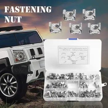 50pcs/box M5 Cage Nuts+M5x20 Bolts+Washers for Server Rack Shelf Cabinet Mount Scope of Application Railways Vehicles
50pcs/box M5 Cage Nuts+M5x20 Bolts+Washers for Server Rack Shelf Cabinet Mount Scope of Application Railways Vehicles
