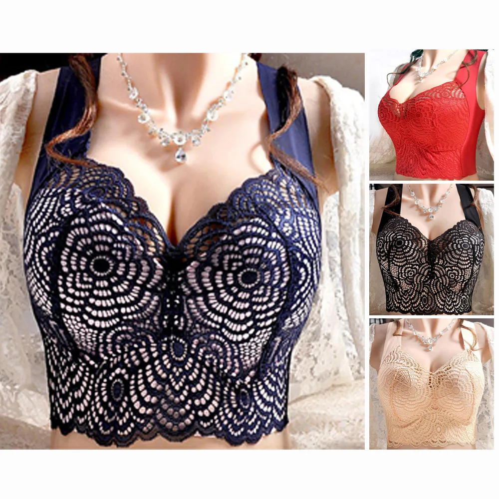 Lace Bra Women Sexy Push Up Bras One-Piece Comfortable Solid Color Wireless Bralette New Fashion Soft Female Seamless Underwear
Lace Bra Women Sexy Push Up Bras One-Piece Comfortable Solid Color Wireless Bralette New Fashion Soft Female Seamless Underwear