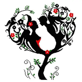DIY Handmade Needlework Counted Cross Stitch Set Embroidery Kit 14CT Love Tree Pattern Cross-Stitching Home Decoration 41*43cm
DIY Handmade Needlework Counted Cross Stitch Set Embroidery Kit 14CT Love Tree Pattern Cross-Stitching Home Decoration 41*43cm