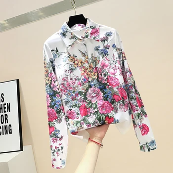 Floral Print Blouse for Women 2020 Spring and Summer New Floral Shirt Women Long Sleeve Shirts Blouses Tops Ladies Blusas Top
Floral Print Blouse for Women 2020 Spring and Summer New Floral Shirt Women Long Sleeve Shirts Blouses Tops Ladies Blusas Top