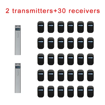 Wireless Tour Guide System ( 2 handheld Transmitter + 30 Receivers ) / Wireless Audio Guide device / Headphone
Wireless Tour Guide System ( 2 handheld Transmitter + 30 Receivers ) / Wireless Audio Guide device / Headphone