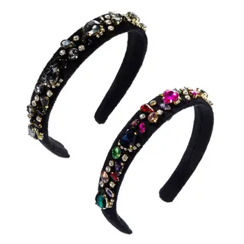 Fashion Color Rhinestone Women Hair Band Wild Retro Shiny Wide-brimmed Headband 35EF
Fashion Color Rhinestone Women Hair Band Wild Retro Shiny Wide-brimmed Headband 35EF