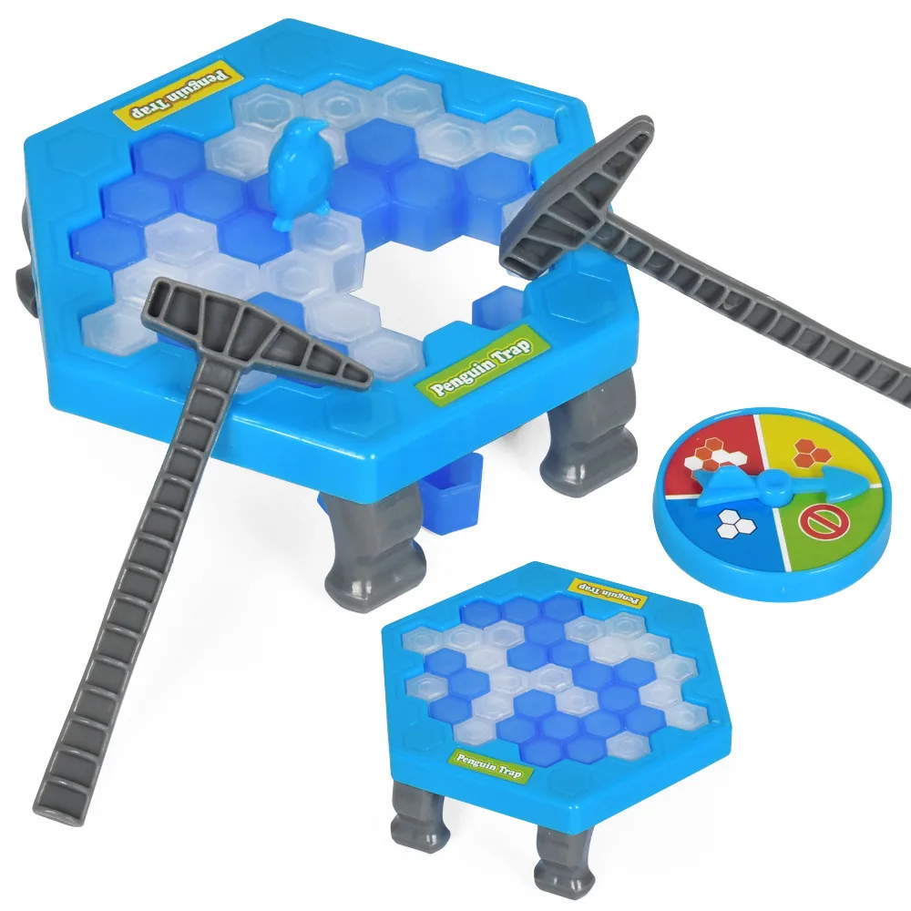 Mini Penguin Trap Board Game Parent-child Interactive Entertainment Table Toy Stress Reliever Kids Adult Toy Desktop Party Games
Mini Penguin Trap Board Game Parent-child Interactive Entertainment Table Toy Stress Reliever Kids Adult Toy Desktop Party Games
