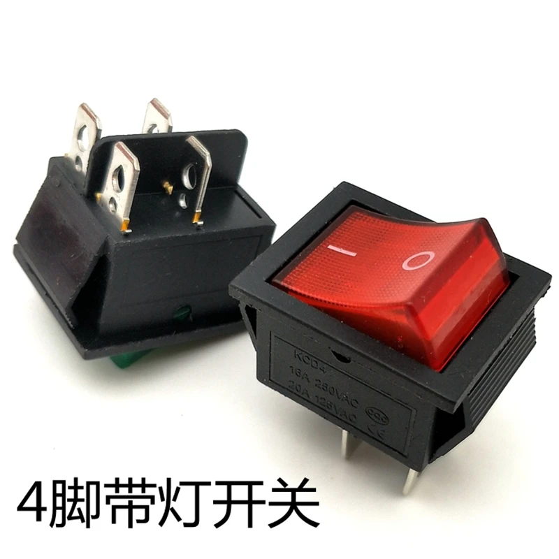 Бесплатная доставка 50 шт./лот тонкий черный клавишный выключатель KCD3-101N KCD2 2 фута