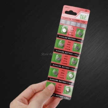 10PCS Watch Coin Battery AG4 377A 377 LR626 SR626SW SR66 LR66 Button Cell Batteries Toys Remote Camera Dropship
10PCS Watch Coin Battery AG4 377A 377 LR626 SR626SW SR66 LR66 Button Cell Batteries Toys Remote Camera Dropship