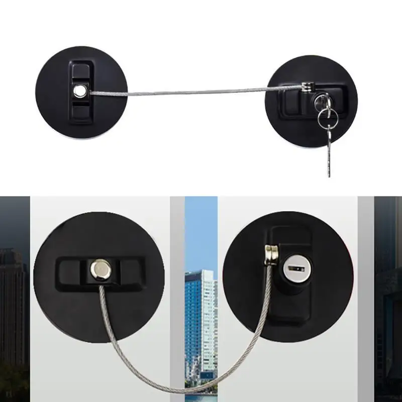 New Hot Children Window Refrigerator Safety Limit Lock Stainless Steel Key Refrigerator Lock Cable Strong Adhesives Black Locks
New Hot Children Window Refrigerator Safety Limit Lock Stainless Steel Key Refrigerator Lock Cable Strong Adhesives Black Locks