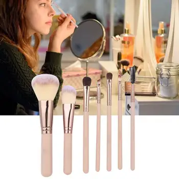 Easy To Wear 7pcs Pink Makeup Brushes Powder Foundation Eyebrow Eyeshadow Lip Brush Beauty Tool Professional Makeup Brushes 
Easy To Wear 7pcs Pink Makeup Brushes Powder Foundation Eyebrow Eyeshadow Lip Brush Beauty Tool Professional Makeup Brushes