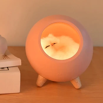 Touch Sensor Led Night Light Animal Night Lamp Minimalist Desk Lamp Cat Children Gift Room Light Table Lamps USB Rechargeable
Touch Sensor Led Night Light Animal Night Lamp Minimalist Desk Lamp Cat Children Gift Room Light Table Lamps USB Rechargeable