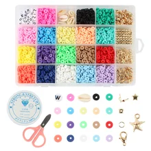6mm Soft Pottery Beads Set with Box Creative Boho Style DIY Beads For Jewelry Making Colorful Handmade Jewelry Sets Accessories
6mm Soft Pottery Beads Set with Box Creative Boho Style DIY Beads For Jewelry Making Colorful Handmade Jewelry Sets Accessories