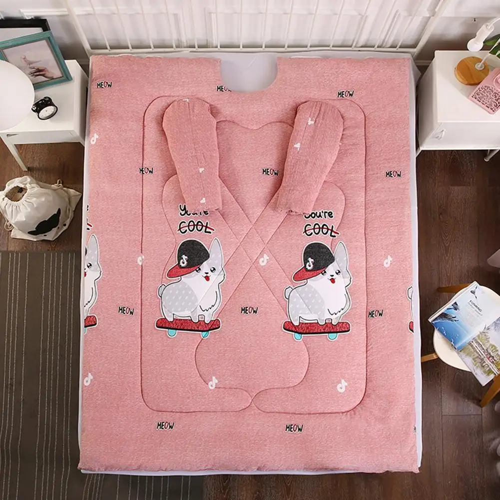 150 x 200 cm Wearable Blanket with Sleeves Arms Home Quilt with Sleeves for Adults Office Quilts Blankets Multifunctional Quilts
150 x 200 cm Wearable Blanket with Sleeves Arms Home Quilt with Sleeves for Adults Office Quilts Blankets Multifunctional Quilts