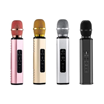 Multi Functional Wireless Bluetooth Karaoke Microphone Double Speakers Portable Smart Karaoke Mic for Mobile Phone
Multi Functional Wireless Bluetooth Karaoke Microphone Double Speakers Portable Smart Karaoke Mic for Mobile Phone