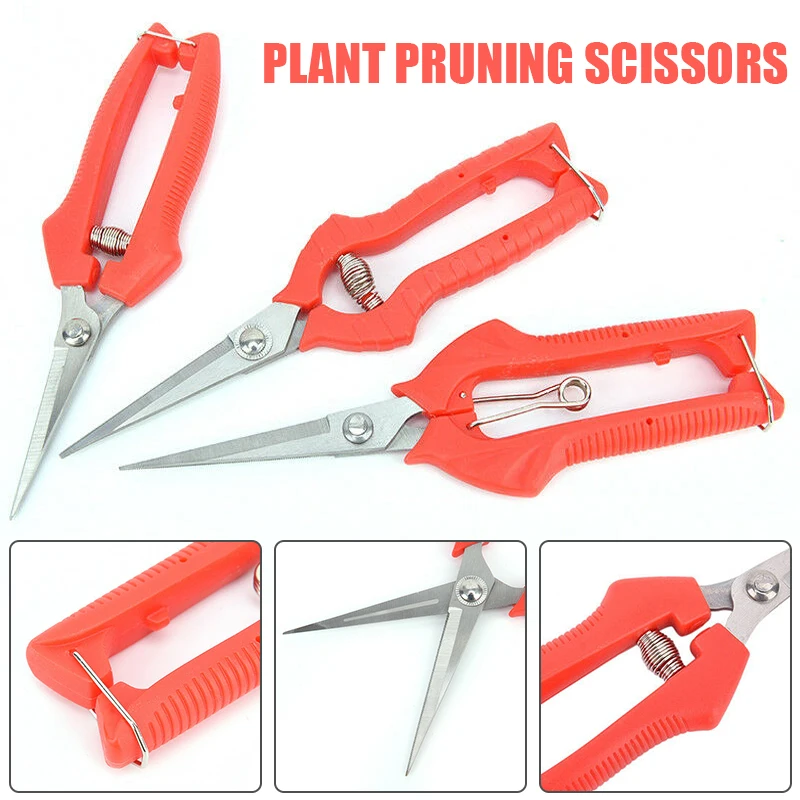 Plant pruning scissors garden cutter flower shears hand pruner tool DIY 1pc LU 