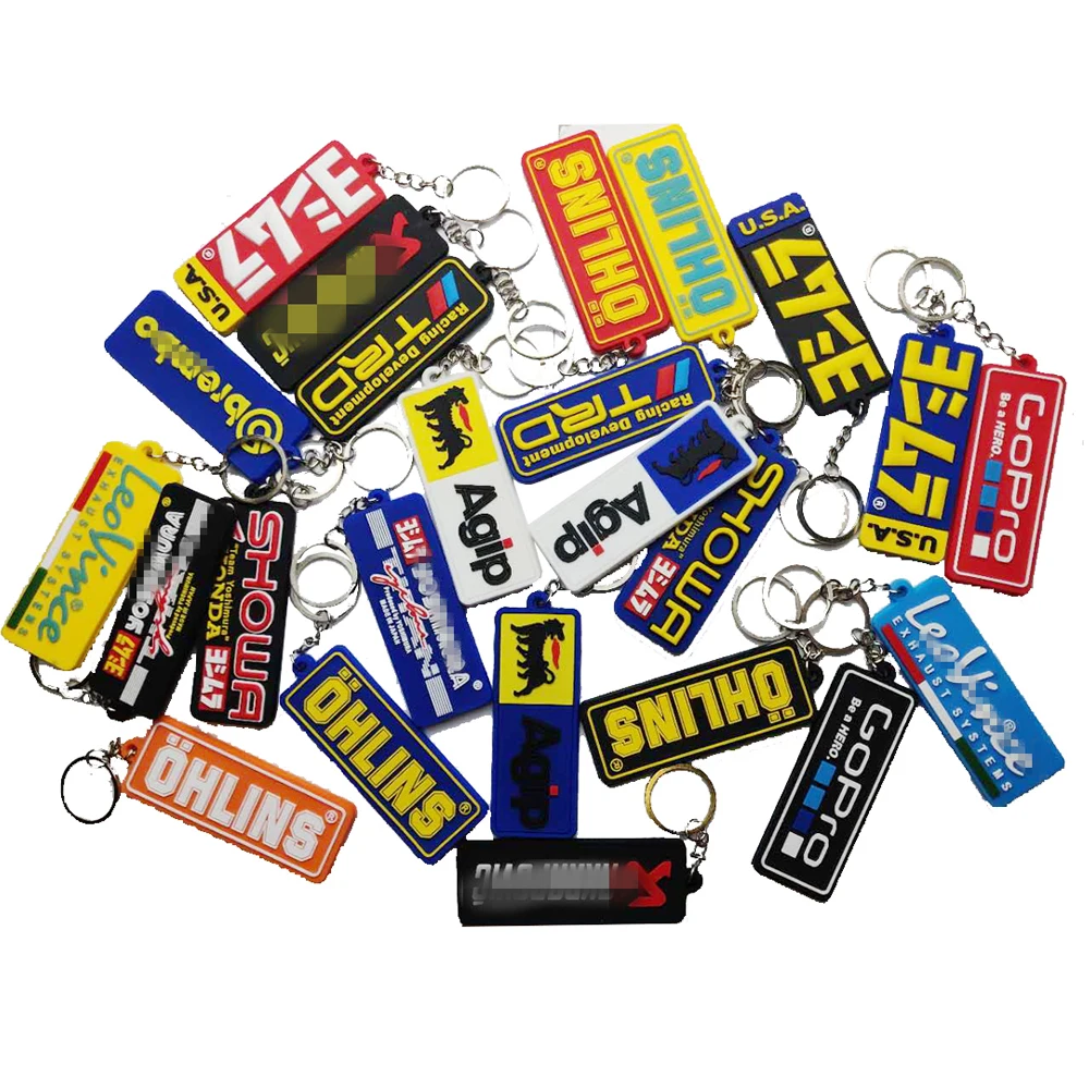 Motorcycle Rubber Keychains Double Side Creative Key Ring Keyrings For Leovince Yoshimura USA OHLINS Racing Keychain Keyring
Motorcycle Rubber Keychains Double Side Creative Key Ring Keyrings For Leovince Yoshimura USA OHLINS Racing Keychain Keyring