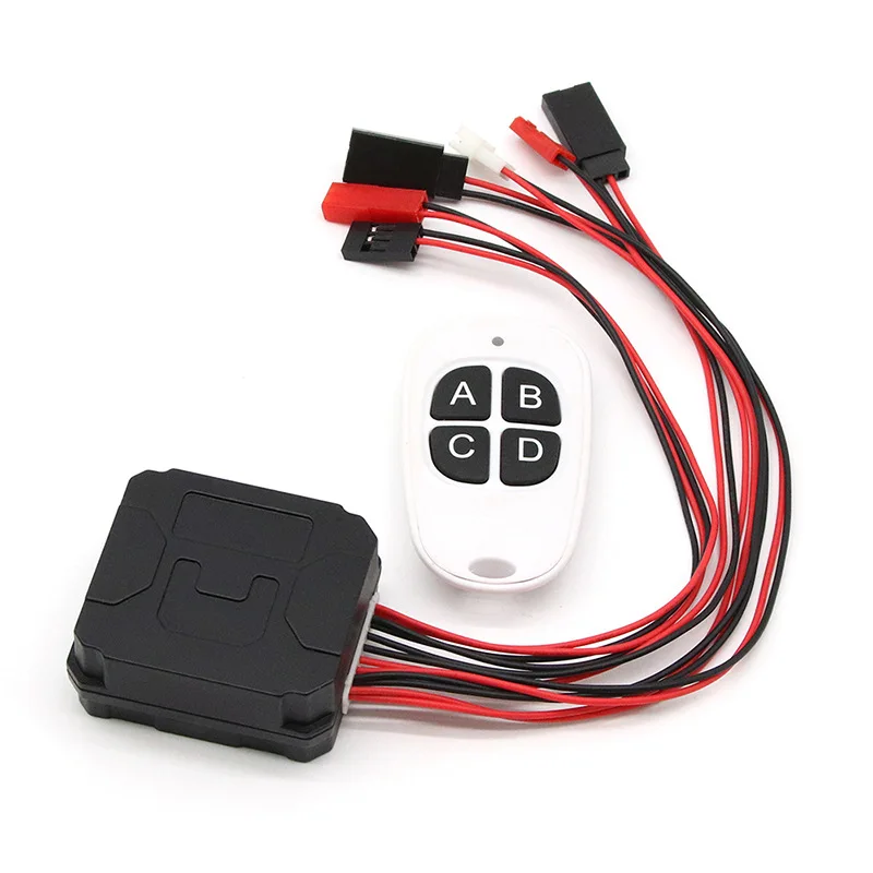 4 Ways CH4 Winch Control Wireless Remote Controller Receiver for 1/10 RC Crawler Axial SCX10 90046 Traxxas TRX4 Redcat
4 Ways CH4 Winch Control Wireless Remote Controller Receiver for 1/10 RC Crawler Axial SCX10 90046 Traxxas TRX4 Redcat