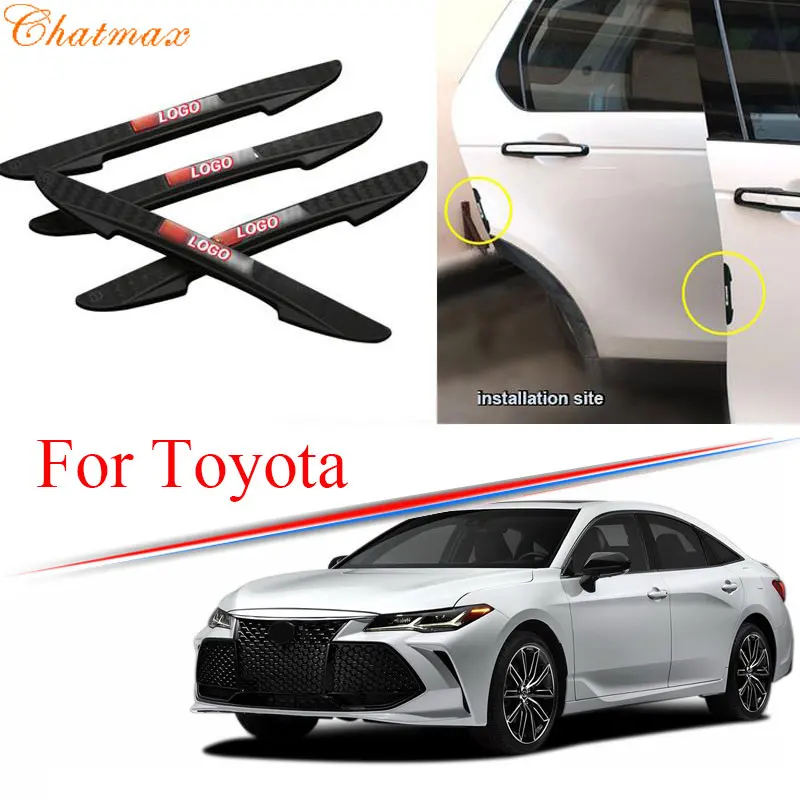 For Toyota Corolla Camry Cruiser 86 Reiz 4Pcs PVC Car Anti-Collision Strip Car Door Bumper Trim Protector Cover With car Logo
For Toyota Corolla Camry Cruiser 86 Reiz 4Pcs PVC Car Anti-Collision Strip Car Door Bumper Trim Protector Cover With car Logo