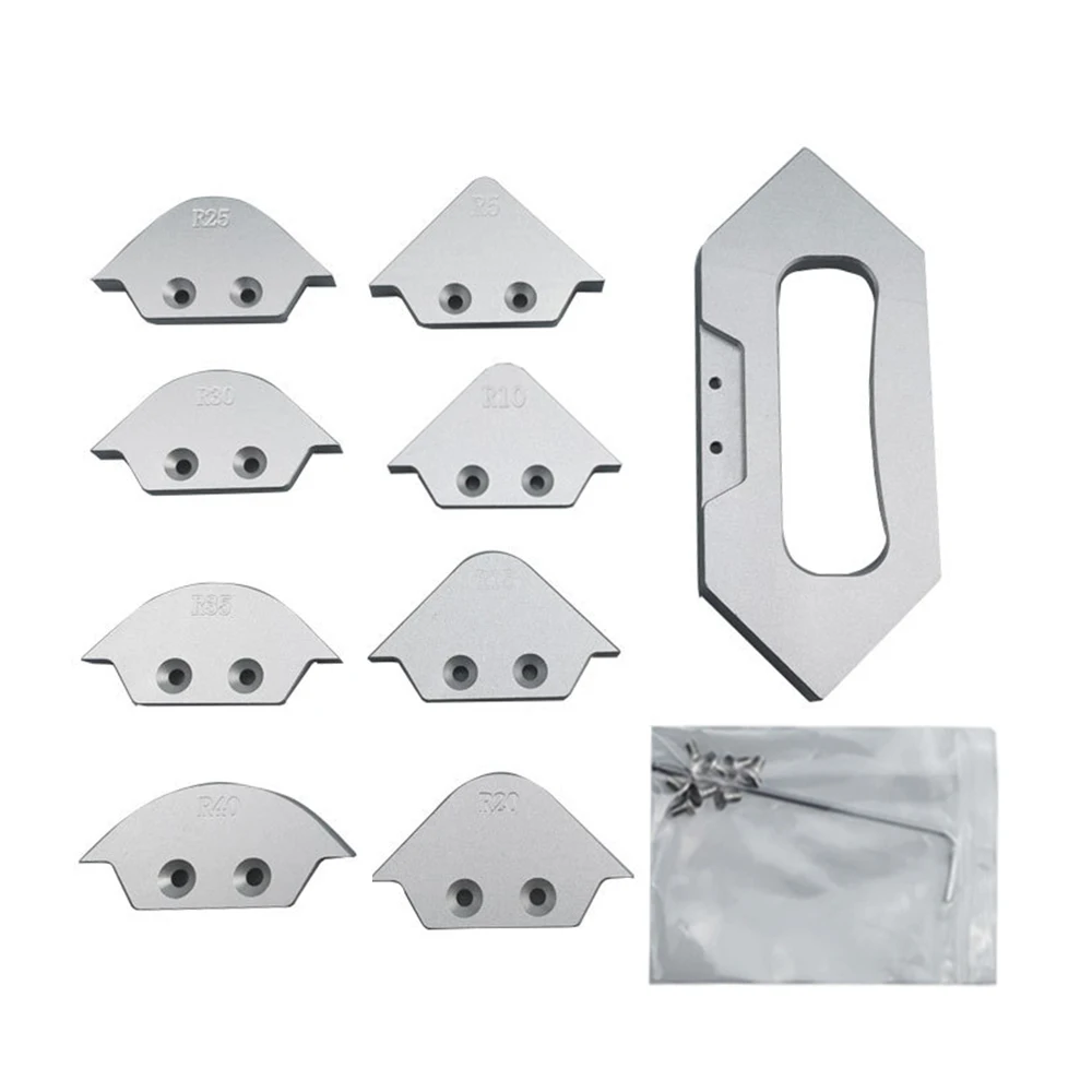 Radius Woodworking Grinding Aluminium Alloy Templates Trimming Tool Rounded Corner Table Bit Router Set Chamfer Quick-Jig
Radius Woodworking Grinding Aluminium Alloy Templates Trimming Tool Rounded Corner Table Bit Router Set Chamfer Quick-Jig