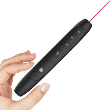 Red Laser Pointer USB Wireless Presenter PPT R400 2.4Ghz Remote Control Pointer pen for PowerPoint Presentation teacher
Red Laser Pointer USB Wireless Presenter PPT R400 2.4Ghz Remote Control Pointer pen for PowerPoint Presentation teacher