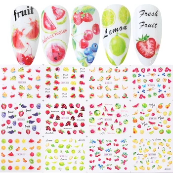 12pcs Fruit Nail Art Stickers Decals Lemon Strawberry Watermelon Water Transfer Sliders Nail Tattoo Foils Decoratons TRBN829-840 
12pcs Fruit Nail Art Stickers Decals Lemon Strawberry Watermelon Water Transfer Sliders Nail Tattoo Foils Decoratons TRBN829-840