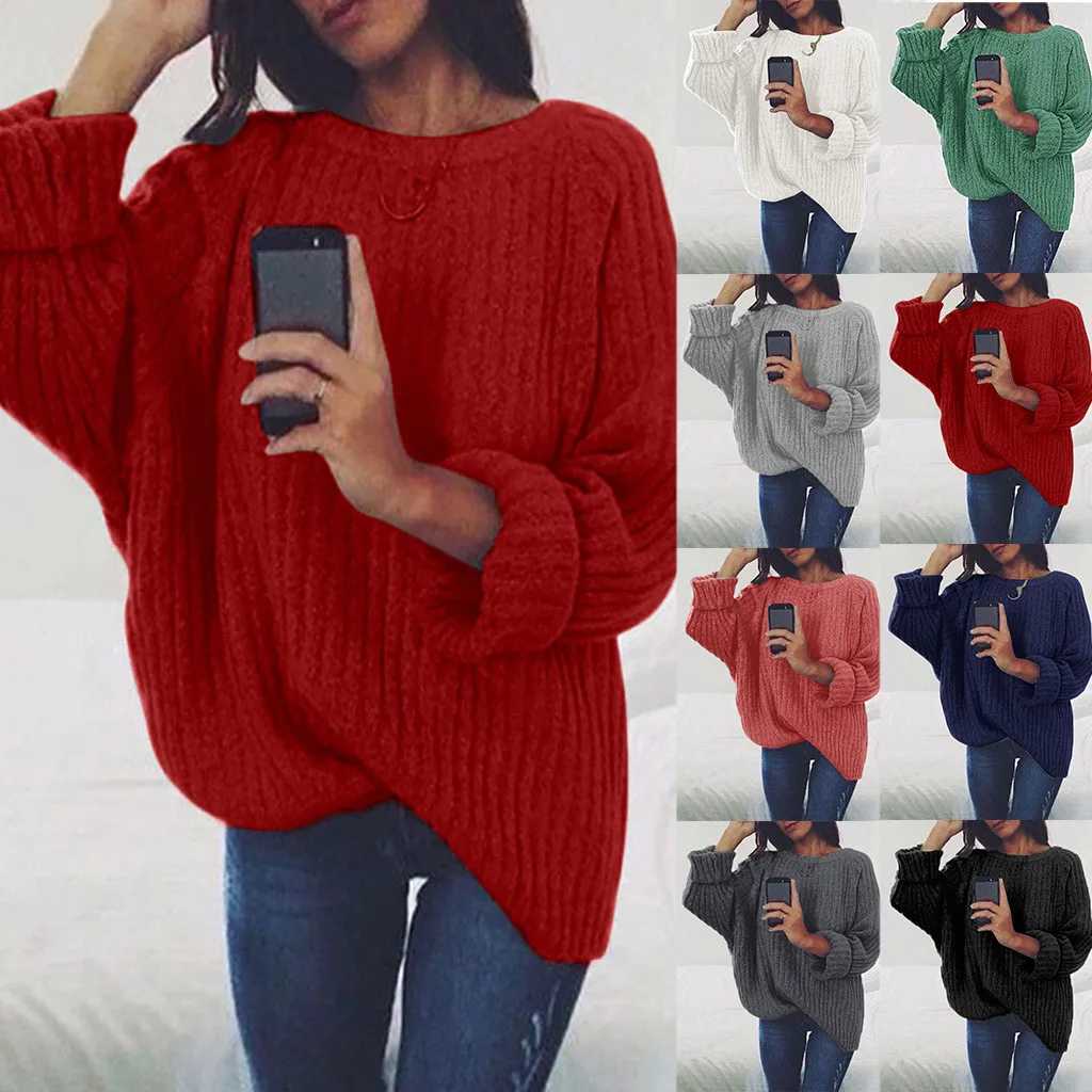 Womens Off The Shoulder Sweater Winter Casual ONeck Knitted Loose Long Sleeve Pullover Sweater
Womens Off The Shoulder Sweater Winter Casual ONeck Knitted Loose Long Sleeve Pullover Sweater
