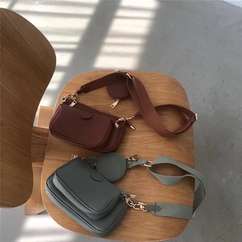 Crossbody bag set women design messenger bag with two small purse shoulder bag beige brown black army green 2020 new
Crossbody bag set women design messenger bag with two small purse shoulder bag beige brown black army green 2020 new