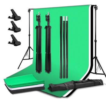 2*2m Adjustable Backdrop Support Stand Photography Background Stand Support System Kit Green Screen Chromakey Portrait Backdrop
2*2m Adjustable Backdrop Support Stand Photography Background Stand Support System Kit Green Screen Chromakey Portrait Backdrop