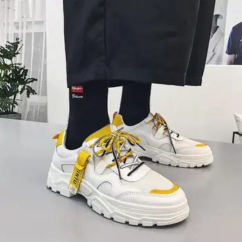 Men's Trainers Sneaker Dad Shoe Breathable Mens Casual Shoes Brand Men Shoes Men Sneakers Flat Platform Chunky Sneakers Mens New
Men's Trainers Sneaker Dad Shoe Breathable Mens Casual Shoes Brand Men Shoes Men Sneakers Flat Platform Chunky Sneakers Mens New