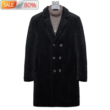 Coat Winter Jacket Men Real Sheep Shearling Fur Coats Mens Windbreaker Long Jackets CWB1A23 ND1400
Coat Winter Jacket Men Real Sheep Shearling Fur Coats Mens Windbreaker Long Jackets CWB1A23 ND1400