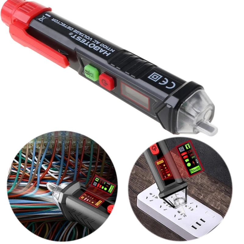 Digital AC Voltage Detectors Smart Non-Contact Tester Pen Meter 12-1000V Current Electric Sensor Test Pen
Digital AC Voltage Detectors Smart Non-Contact Tester Pen Meter 12-1000V Current Electric Sensor Test Pen