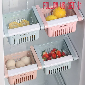 2PCS Retractable refrigerator partition layer sorting finishing storage box Household refrigerator fresh-keeping layered rack
2PCS Retractable refrigerator partition layer sorting finishing storage box Household refrigerator fresh-keeping layered rack
