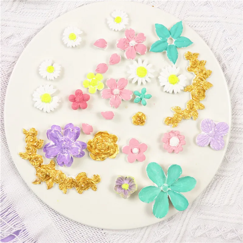 Фото Flowers Variety of Fondant Silicone Mold DIY Cake Soft Candy Rose Cherry Blossom Chrysanthemum Mould | Дом и сад