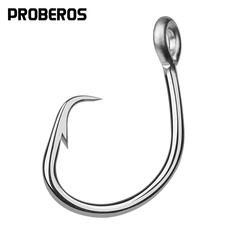 PROBEROS рыболовный крючок для морской воды DWH107 круглый крючок 13/0 #-16/0 # Модель рыболовный крючок из нержавеющей стали
PROBEROS рыболовный крючок для морской воды DWH107 круглый крючок 13/0 #-16/0 # Модель рыболовный крючок из нержавеющей стали