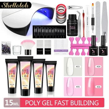 Shelloloh All For Manicure Tools For Poly Extension Nail Gel Set Nail Builder Gel For Nails Art Decorations Nail Lamp Dryer Tool
Shelloloh All For Manicure Tools For Poly Extension Nail Gel Set Nail Builder Gel For Nails Art Decorations Nail Lamp Dryer Tool