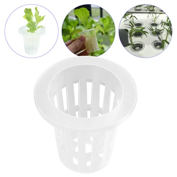 50PCS Vegetable Net Pots Practical Plastic Planting Basket Hollowed-out Cup Slotted Mesh Net Pots for Hydroponics
50PCS Vegetable Net Pots Practical Plastic Planting Basket Hollowed-out Cup Slotted Mesh Net Pots for Hydroponics