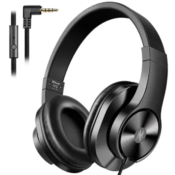 3.5mm Wired Headphones Over Ear Headset With Microphne Stereo Bass Earphone Adjustable Headphone For Mobile Phone
3.5mm Wired Headphones Over Ear Headset With Microphne Stereo Bass Earphone Adjustable Headphone For Mobile Phone