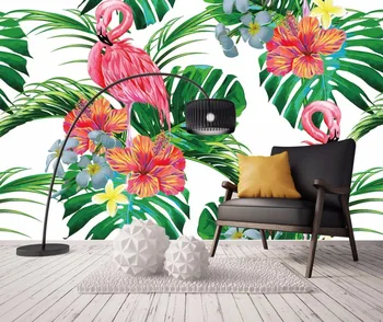 CJSIR Custom Wallpaper Murals Modern Minimalist Nordic Hand Painted Palm Leaves Flamingo Fresco TV Background 3d Wallpaper
CJSIR Custom Wallpaper Murals Modern Minimalist Nordic Hand Painted Palm Leaves Flamingo Fresco TV Background 3d Wallpaper