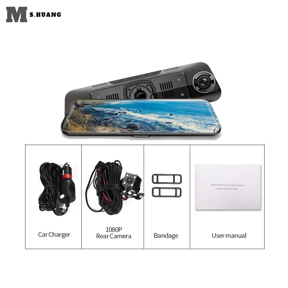 Full HD 10 inch Touch screen Car DVR Rear View Mirror Dash cam Car Camera 1080P Back Camera Dual lens video Recorder
Full HD 10 inch Touch screen Car DVR Rear View Mirror Dash cam Car Camera 1080P Back Camera Dual lens video Recorder