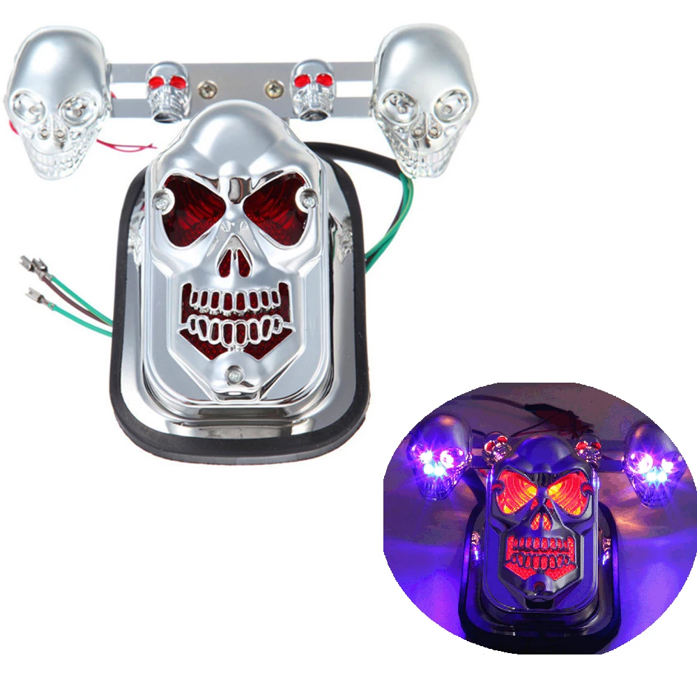 Harley Motorcycle Parts Electroplated Skeleton Brake Steering Integral Halley Motorcycle LED Refitted Tail Lamp Indicator
Harley Motorcycle Parts Electroplated Skeleton Brake Steering Integral Halley Motorcycle LED Refitted Tail Lamp Indicator