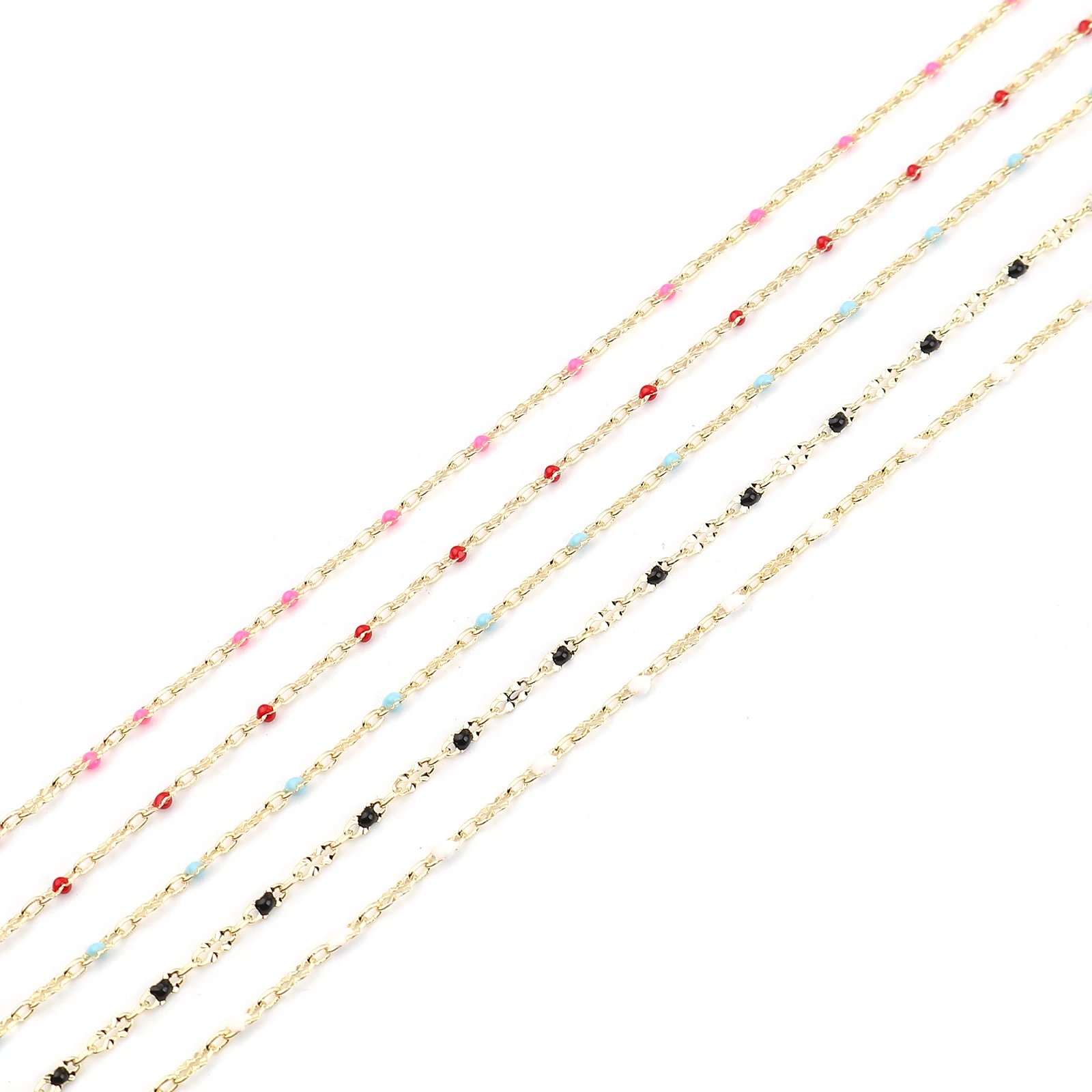 Doreen Box Copper Enamel Link Cable Chain Findings Gold Plated Pink for DIY Trendy Leg Link Chain Jewelry 5x2mm, 1 M
Doreen Box Copper Enamel Link Cable Chain Findings Gold Plated Pink for DIY Trendy Leg Link Chain Jewelry 5x2mm, 1 M