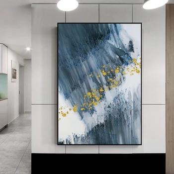 RELIABLI ART Abstract Blue Gold Pictures For Home Canvas Painting Wall Art For Living Room Decoration Posters And Prints NOFRAME
RELIABLI ART Abstract Blue Gold Pictures For Home Canvas Painting Wall Art For Living Room Decoration Posters And Prints NOFRAME