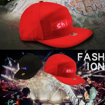 Men's Hat Women's Bluetooth LED Hat Programmable Credit Message Display Board Baseball Hip Hop Party Golf Cap
Men's Hat Women's Bluetooth LED Hat Programmable Credit Message Display Board Baseball Hip Hop Party Golf Cap