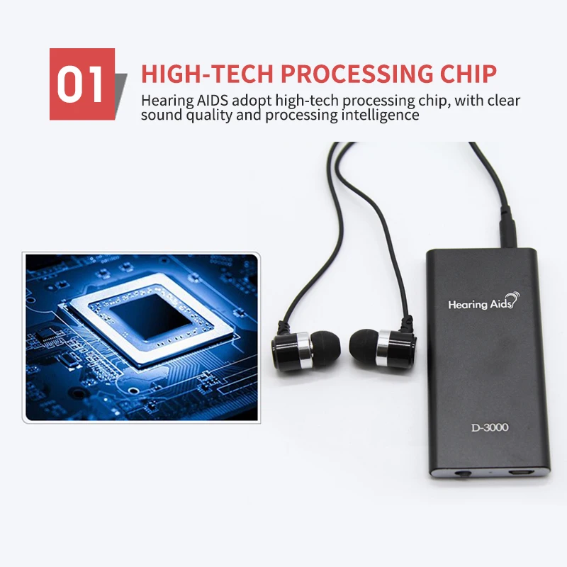 Rechargeable Digital Hearing Aid Sound Wired Headset Ear Aids for Elderly Moderate To Severe Loss Drop Two Earplugs
Rechargeable Digital Hearing Aid Sound Wired Headset Ear Aids for Elderly Moderate To Severe Loss Drop Two Earplugs