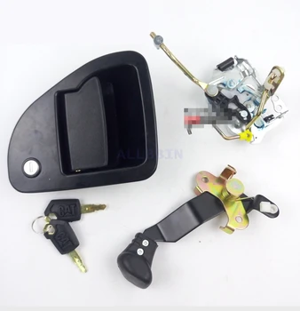 For KUBOTA 155/165/175 cab door lock assembly inside handle outside handle excavator accessories 
For KUBOTA 155/165/175 cab door lock assembly inside handle outside handle excavator accessories