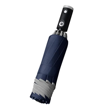 Travel Safety Night Reflective Compact Auto Open Close Gift Rainproof Windproof Rustproof With LED Light Folding Umbrella
Travel Safety Night Reflective Compact Auto Open Close Gift Rainproof Windproof Rustproof With LED Light Folding Umbrella