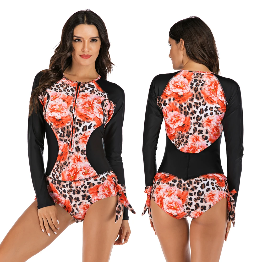 2020 Sexy One Piece Swimsuit Printed Long Sleeve Swimsuit Women Swimwear Surfing Swimming Suit Bathing Suit bodysuit
2020 Sexy One Piece Swimsuit Printed Long Sleeve Swimsuit Women Swimwear Surfing Swimming Suit Bathing Suit bodysuit