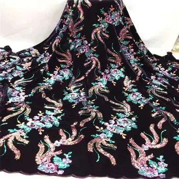 2020Christmas dress Newest Nigerian Velvet Lace Fabric With Color Sequins African Lace Fabric Soft Stretch Velvet Lace For Ghana
2020Christmas dress Newest Nigerian Velvet Lace Fabric With Color Sequins African Lace Fabric Soft Stretch Velvet Lace For Ghana