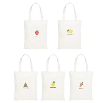Fashionable Canvas Women Handbags Tote Reusable Fruit Print Grocery Daily Use Shoulder Bag for Travel Casual Shopping
Fashionable Canvas Women Handbags Tote Reusable Fruit Print Grocery Daily Use Shoulder Bag for Travel Casual Shopping